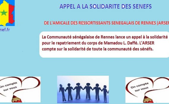 L’ARSER de Rennes lance un appel à la solidarité pour le rapatriement du corps de Mamadou Daffé