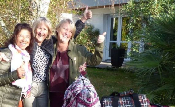 Direction le Sénégal pour Huguette Alègre, Nathalie Roca et Josiane Terral