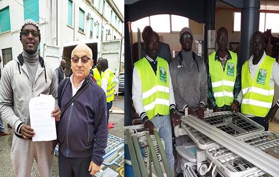 Pise (Italie) : L’association Touba Ca Kanam réceptionne un important lot de matériels médicaux