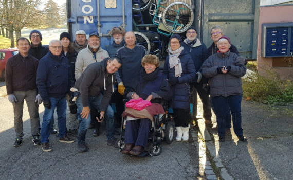 Mulhouse : Des fauteuils roulants en route pour le Sénégal