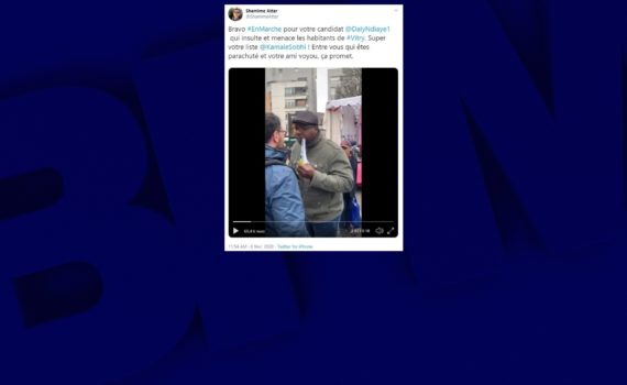 Candidat LREM aux municipales à Vitry-Sur-Seine (94), Daly Ndiaye profère des insultes sur le marché Candidat LREM aux municipales à Vitry-Sur-Seine (94), Daly Ndiaye profère des insultes sur le marché