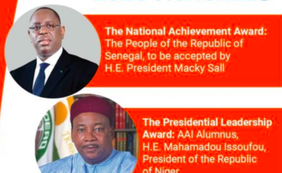 Macky Sall et Mahamadou Issoufou à l’honneur lors du 36e gala de l’Africa-America Institute