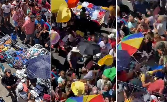 Coups de poings entre manteros et marchands ambulants sénégalais à Flores en Argentine