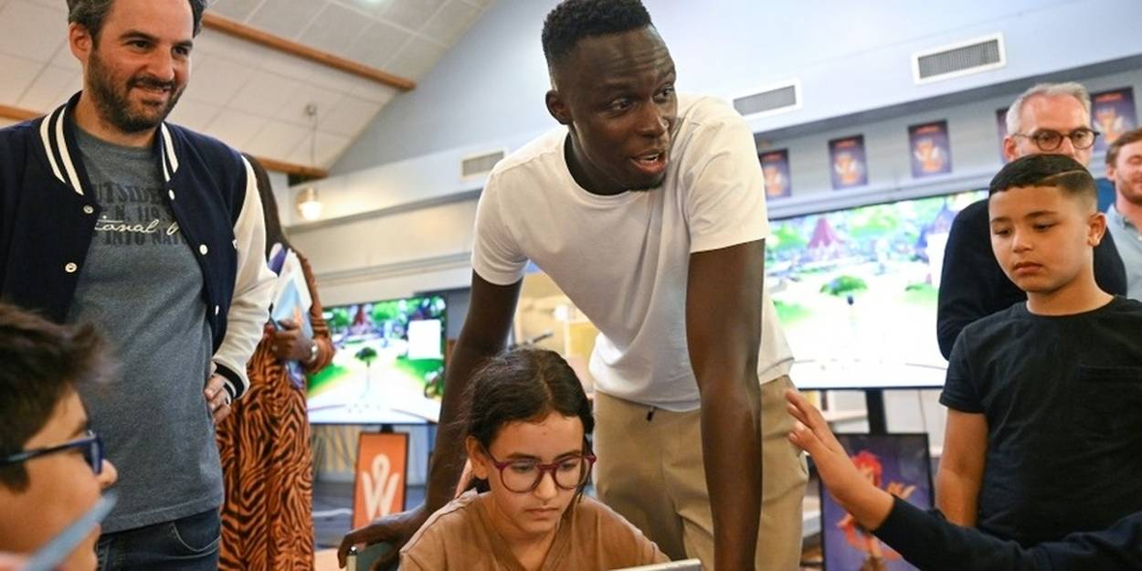 Edouard Mendy, « gamer » pédagogique dans une école de banlieue parisienne